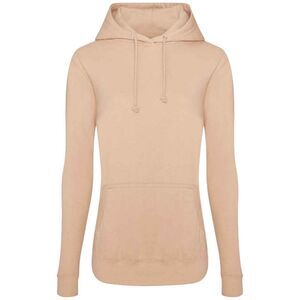 AWDis Womens/Ladies Girlie College Hoodie / Nude